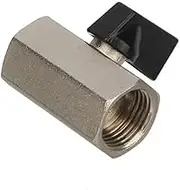 Relief Valves 1/8" 1/4" 3/8" 1/2" Female Mini Brass Ball Valve Internal Thread Air Switch Water Gas Oil Shut Off Valves Ball Valve(1/2")