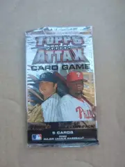 2009 Topps Baseball Attax Booster Pack Of 5 Cards