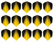 5 New Sets Harrows Sonic Standard Dart Flights - Yellow