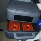 CRUXGG 6-IN-1 9QT 1700W Air Fryer with TriZone Technology - Smoke