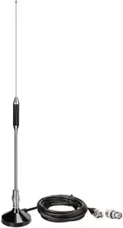 Bingfu CB Radio Antenna 27MHz PL259 Base 3m Cable BNC Adapter for Galaxy Uniden