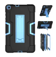 MCC Stylish Shockproof Samsung Galaxy Tab A 2019 8.0" Case Cover T290 T295 [Black+Blue]