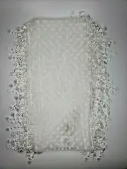 Fashion by Mirabeau Heart Lace Scarf White U80