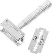 minkissy Old Style Shaving Experience Beard Shaver Closed Comb Safety Razor for Men Wet Shaving Set Brush Cup