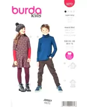 Burda 9272 Girls & Boys Dress & Shirt Sizes 5-10 Sewing Pattern NEW!