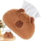 Short Plush Car Tissue Box Tissue Bag Plush Napkin Holder Car Accessories