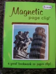 Leaning Tower of Pisa Single Magnetic Page Clip Bookmark By Re-marks