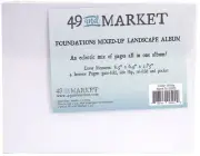 49 & Market Foundations Mixed Up Album-Landscape, White