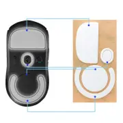 1Set 0.7mm Curve Edge Mouse Feet Mouse Skates for Logitech G Pro X Superlight