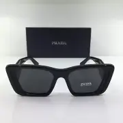 New Authentic Prada SPR 08YS SUNGLASSES C. 1AB-5S0 Black w/ Grey Lenses 51mm