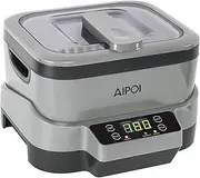 [AIPOI] Ultrasonic Jewelry Cleaner 1200ML, Ultrasonic Cleaning Machine with Timer and Degas, 43KHz Ultrasound Bath Cleaning for Jewelry, Ring, Necklace, Silver, Eyeglass, Watch Chain, Denture, Coins etc