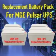Battery Replacement pack for MGE Pulsar Evolution 3000 UPS 3000VA 3200 3200VA