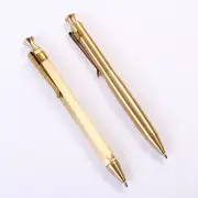 EDC Solid Brass Portable Tools Pen Retro Collectible Ballpoint Pen Multi-tool