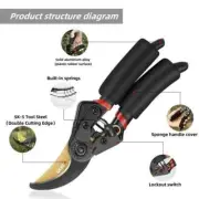 Pruning Shears Trim Hand Pruner Shrub Scissor Orchard Branch Shear Pruning Tool