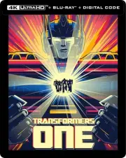 TRANSFORMERS ONE STEELBOOK 4K Ultra HD + Blu-ray + Digital Code SEALED
