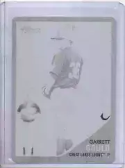 2011 Topps Heritage Minors Garrett Gould Black Printing Plate Only 1/1 in World