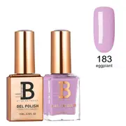Billionaire Gel Polish UV LED & Nail Lacquer Duo 183 Eggplant 15ml