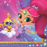 Shimmer and Shine Birthday Party Supplies Small Napkins