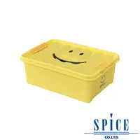 在飛比找PChome24h購物優惠-【日本 SPICE】KIDS 馬卡龍色彩 附蓋 微笑整理箱 