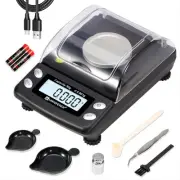 Digital Milligram Scale Accurate 0.001g/50g,Precision mg Scale for Jewelry,Po...