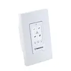 7788500 Four Speed Ceiling Fan and LED Light Wall Control White