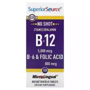 2 X Superior Source, B-12, B-6 & Folic Acid, 100 MicroLingual Instant Dissolve T