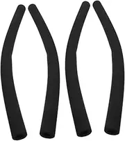 Hoement Universal Foam Handle Covers for Stroller 4pcs Black Grip Bar Sleeves for Pushchair Accessories Comfortable Replacement for Stroller Handles Compatible