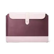 Microfiber Notebook Liner Bag - Wine Red - 13-14 Inch