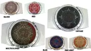 6 PIECES Aztec Calendar BELT BUCKLES LOT WITH HIDDEN REMOVABLE LIGHTERS BIKERS