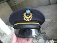 在飛比找露天拍賣優惠-早期-----警察大盤帽--軍帽---上海兄弟製帽廠