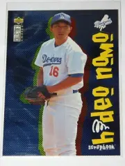 1996 COLLECTOR'S CHOICE HIDEO NOMO SCRAPBOOK CARD #1 (Near Mint)