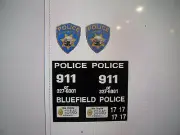 Bluefield West Virginia Police Vehicle Decals 1:64 two for one money