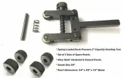 Spring Loaded Clamp Type Knurling Tool 2" Capacity for Lathes+ 4 Spare Knurls