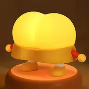 jaizu Cute Butt Shape Soft Silicone Night Light Lamp, Funny Duck Butt Night Light Lamp, Pat/Knead to Turn On/Off, with Sleeping Timer-Off Mode, USB Rechargeable Tabletop Decor Light Bedside Lamp