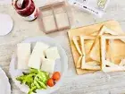 sandwich maker Mini pack sandwiches Easy to press made in Japan Square sandwiche