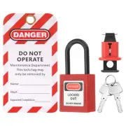Circuit Breaker Lockout Tagout Kit Loto Pin Out with Lockout Tag Lockout Hasp