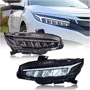 Headlights LED HeadLamps Assembly Car Accessories Start-up Animation Compatible With Civic 2016-2020