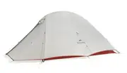 Naturehike Cloud Up 2P Pro 2-Person 3-Season Lightweight Hiking Tent - Light Grey/Red