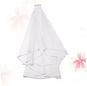 [VALICLUD] 2pcs Veil Bride Bridal Veil Woman Veil Beautiful Veil