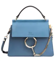 Chloé Faye Small Purse in Mirage Blue