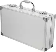 Yardenfun Aluminum Tool Box Password Lock Portable Medicine Case Storage Box for Home School Garage
