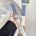 拼色硅膠雙扣S8蘋果手表錶帶 APPLE WATCH 錶帶 IWATCH錶帶 9/8SE7654321代