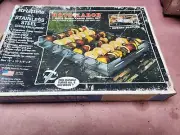 Vintage KRISTLINE ROTO-KABOB ROTATING 6 SKEWER GRILL RACK Stainless Made In USA