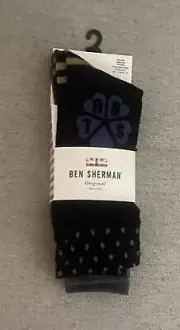 Ben Sherman Socks, Black, Gray Set Of 3, New In Package