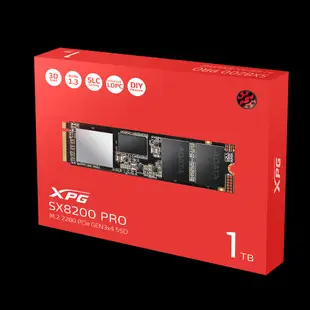 威剛 XPG SX8200 Pro 1TB PCIe Gen3x4 M.2 2280