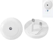Round Sensor Night Light, Smart Night Lamp with Light Control, Soft Warm Smart LED Night Light, Automatic Light Sensor Light Indoors, Inductive Night Light for Home Closet Bedroom Hallway Stairs
