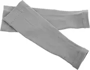 [YARNOW] Sports Compression Leg Warmers Shin Guards Calf Sleeves for Men Soccer Shin Pads Stockings Replacement Skin-Friendly Calf Socks Leg Warmers for Men Elastic Socks Nylon Grey