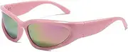 Punk Sunglasses Women Mirror Sports Sunglasses Goggles Toned Colorful Fashion Glasses Fishing Outdoors