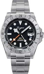 [Sugess] BB GMT Sapphire Crystal Glass 100m Mechanical Mens Watch S463.02