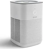 LEVOIT Air Purifier for Home Bedroom, Fresheners Filter Small Room Cleaner with Fragrance Sponge for Smoke, Allergies, Pet Dander, Odor, Dust Remover, Office, Desktop, Table Top, 1 Pack, White